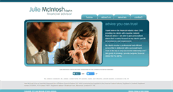 Desktop Screenshot of juliemcintosh.com